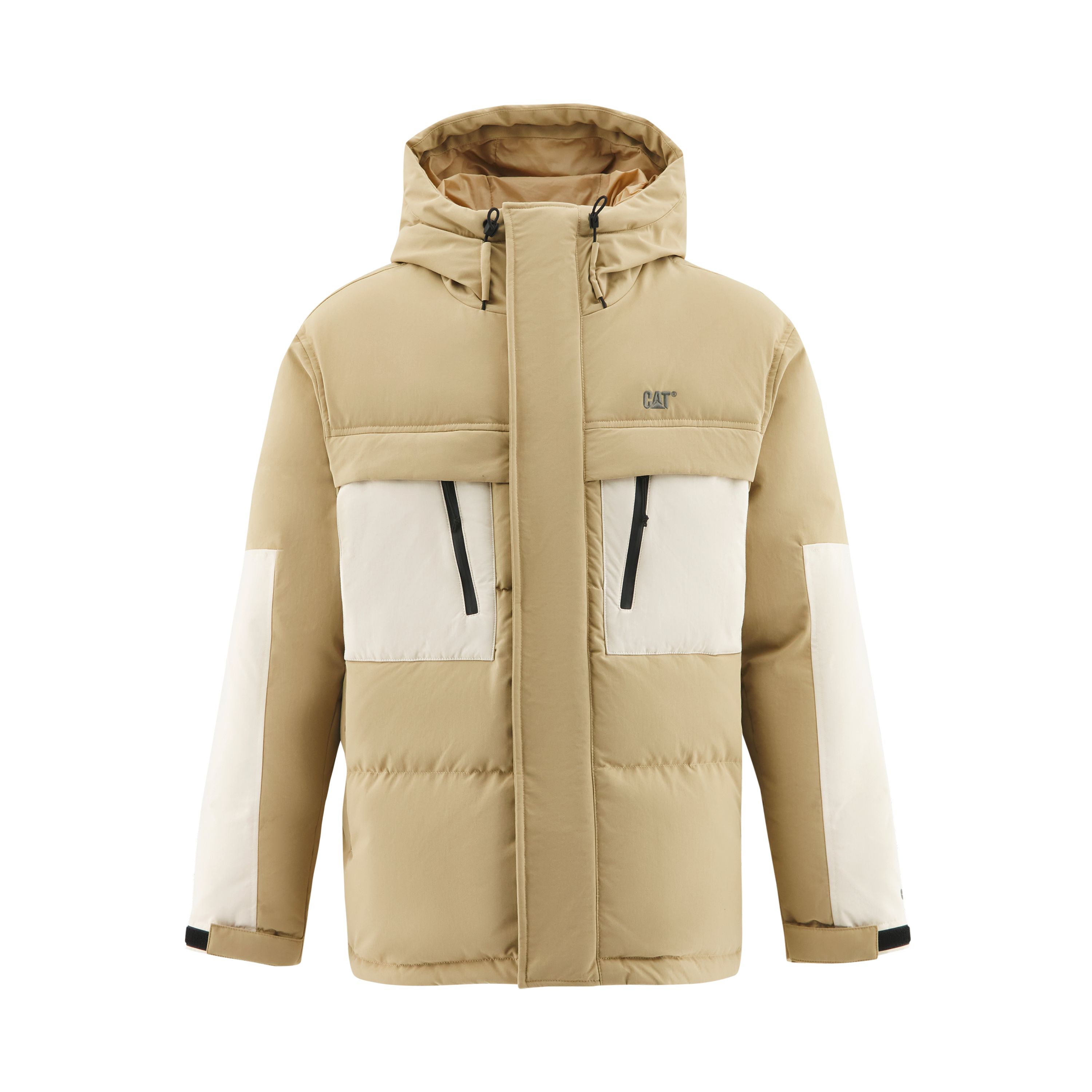 

Пуховик мужской CAT, Dark Khaki, Хаки, Пуховик мужской CAT, Dark Khaki