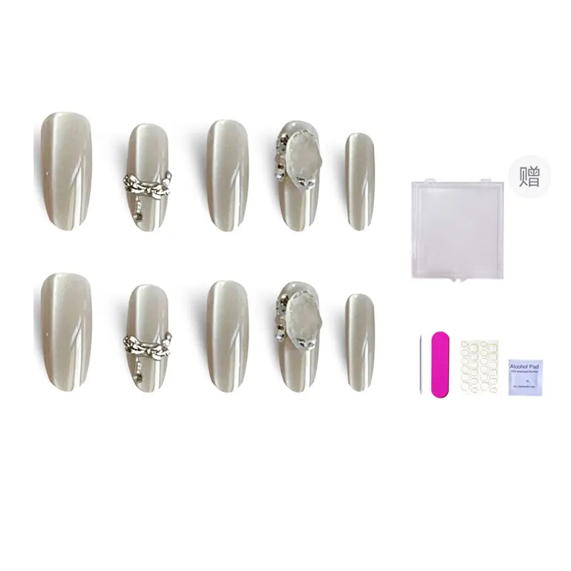 Искусственные ногти для женщин ORANOT, Mid-Length S, Suitable For 80% [Includes Storage Box]15-11-12-11-8 — фото 3