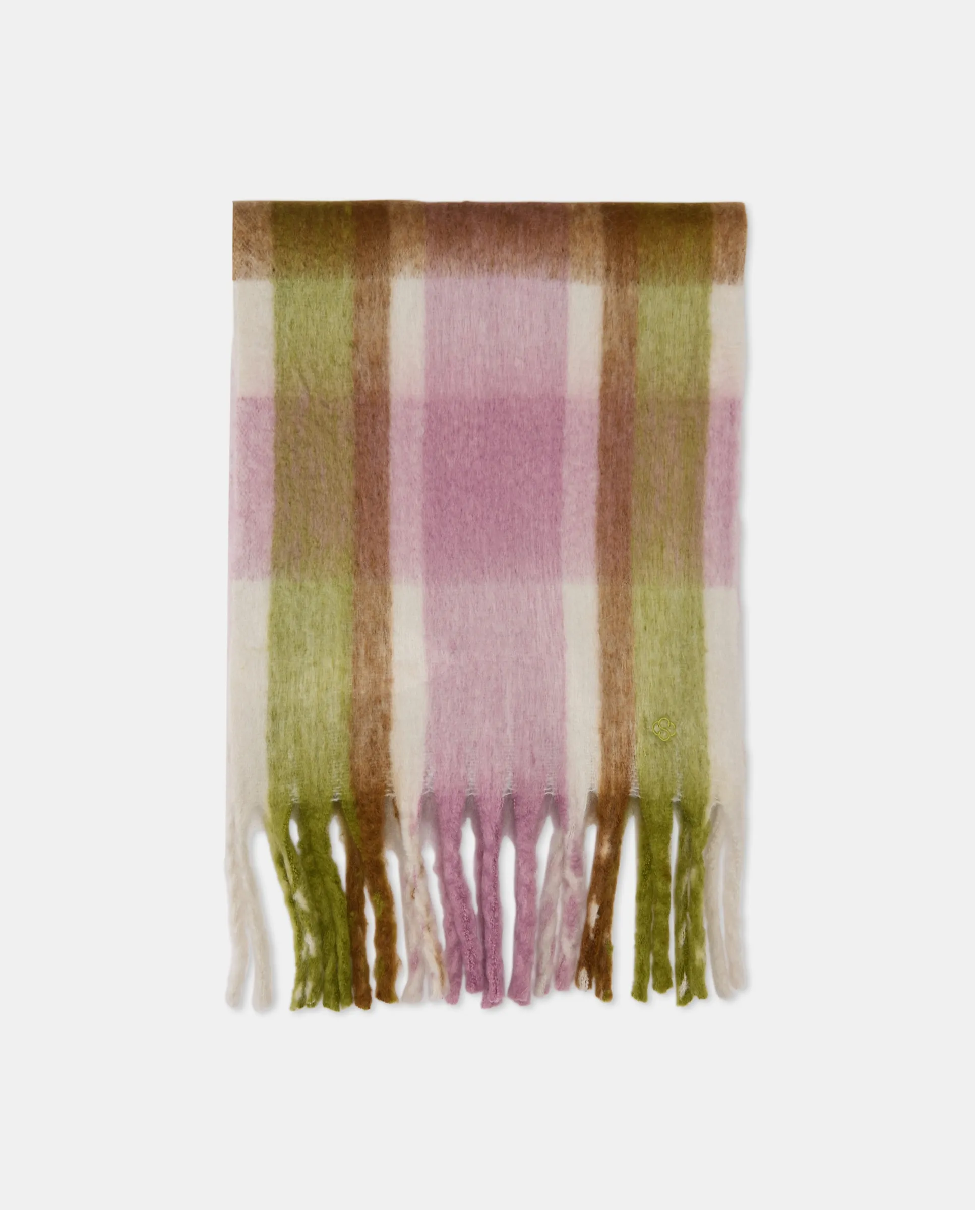 

Клетчатый шарф Southern Cotton, зеленый