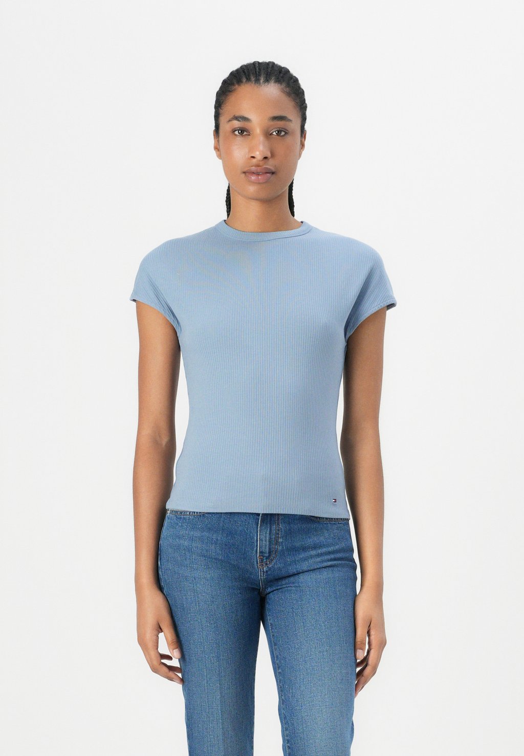 

Базовая футболка SLIM TEE Tommy Hilfiger, синий