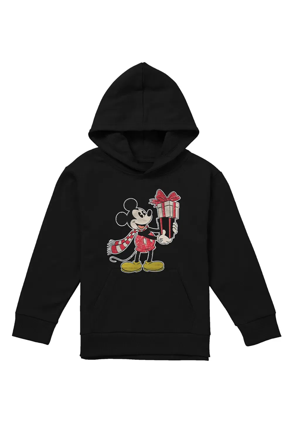 Детский худи Disney Mickey Mouse Christmas, черный, черный