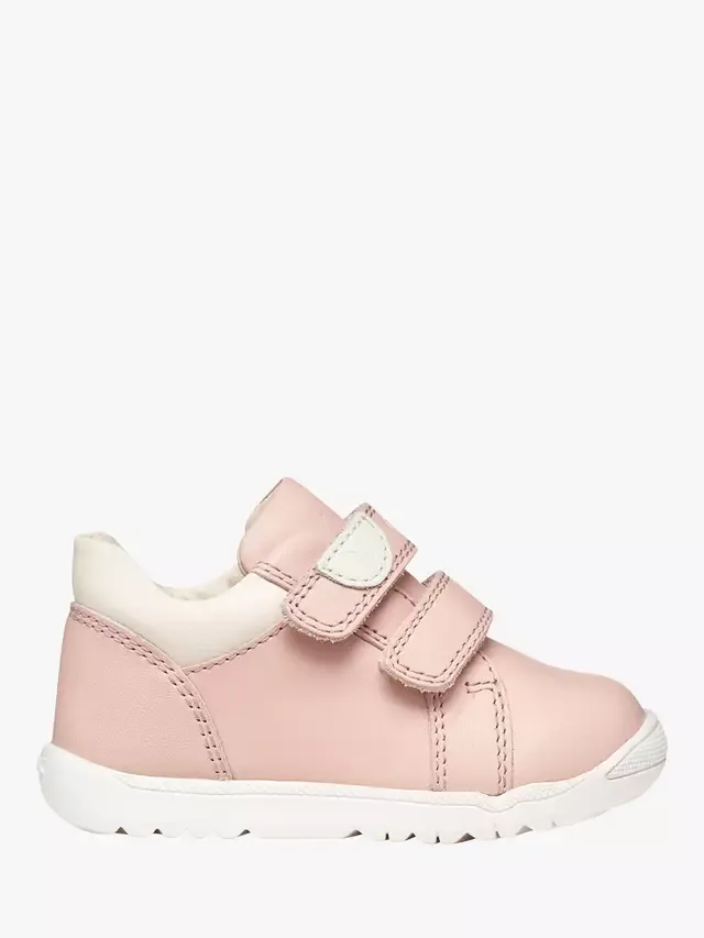 Детские кроссовки Baby Macchia Mid-Cut First-Steps, светло-розовый/светло-бежевый Geox