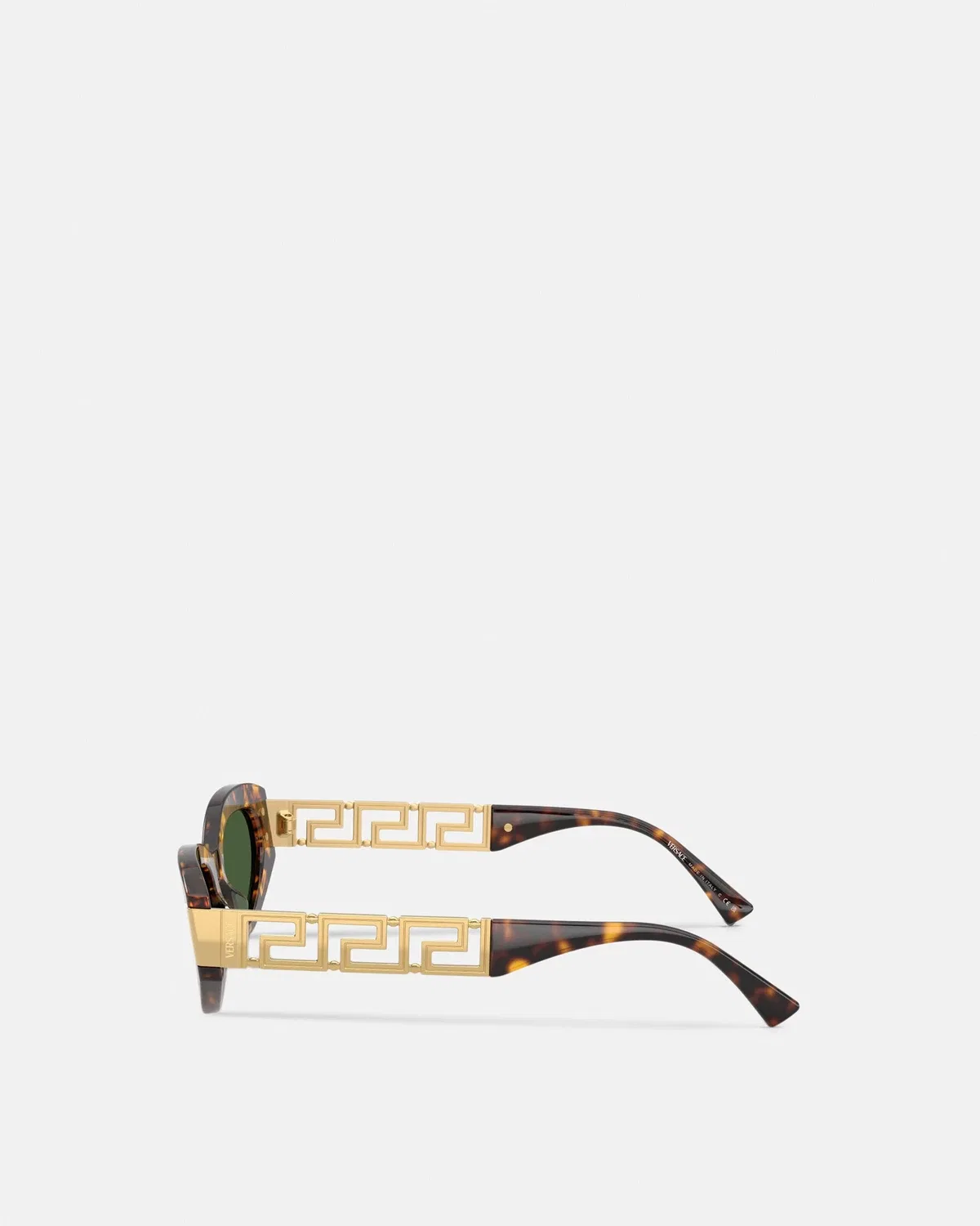 Солнцезащитные очки Greca Cat-Eye VERSACE, коричневый — фото 3