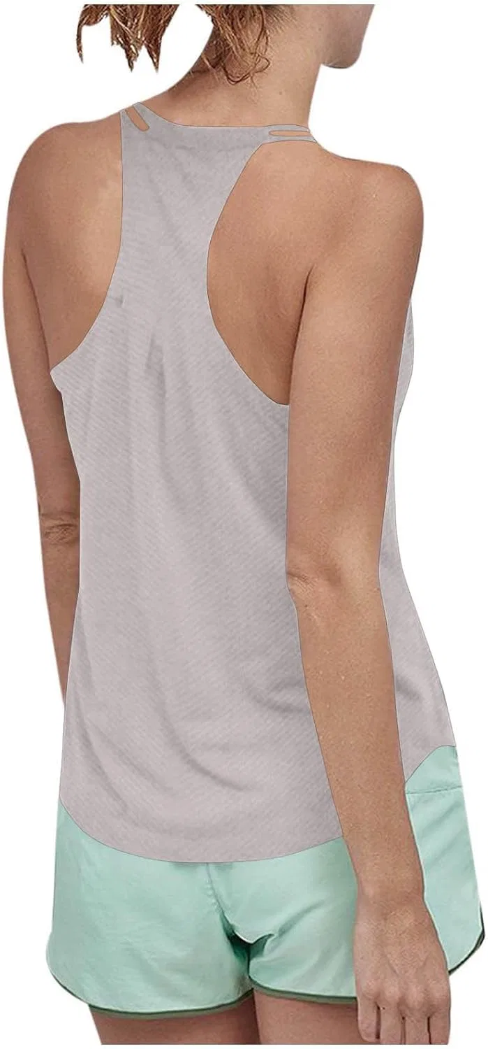 Топ для тренировок Quick Dry Racerback, серый — фото 4