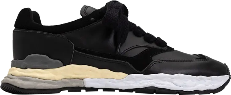 

Кроссовки Maison Mihara Yasuhiro George OG Sole Leather Low 'Black', черный
