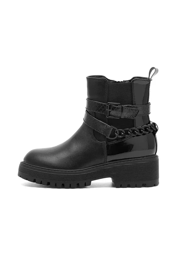 Ботильоны Deezee cs6200 02 cowboy/biker ankle boot, черный