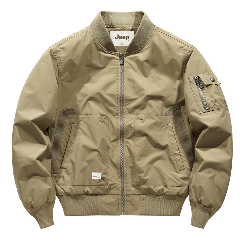 

Куртка Unisex Baseball Collar Moderate Jeep, хаки