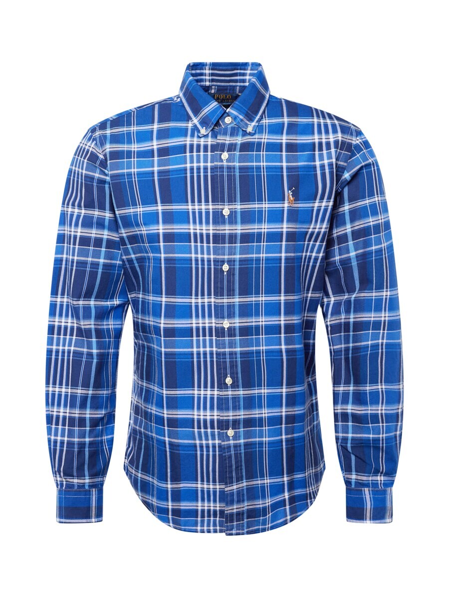 

Клетчатая рубашка Polo Ralph Lauren Regular fit Button Up Shirt, синий/темно-синий