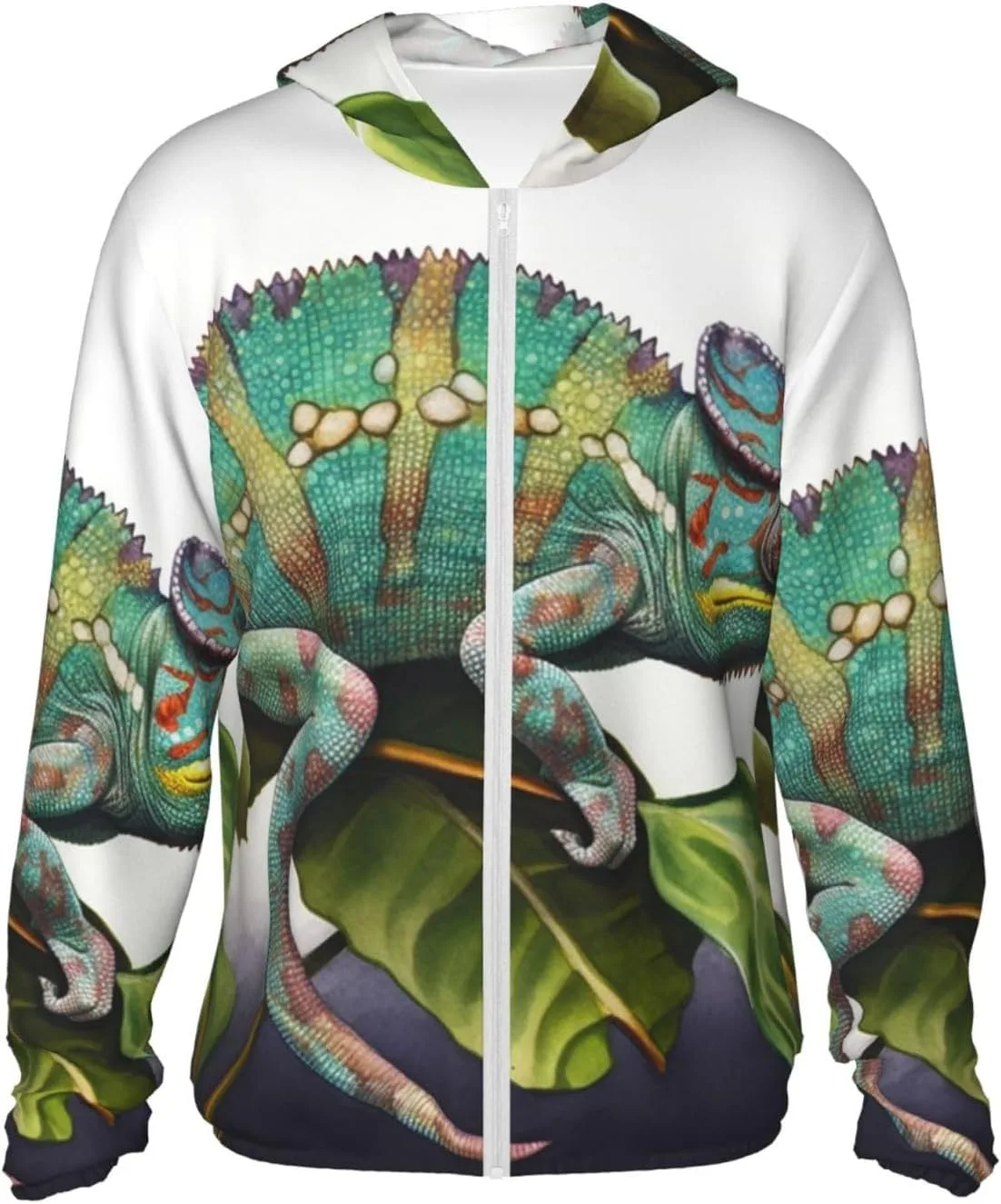 

Chameleon Unisex солнцезащитная толстовка с капюшоном UPF 50+ BSCKKDMN