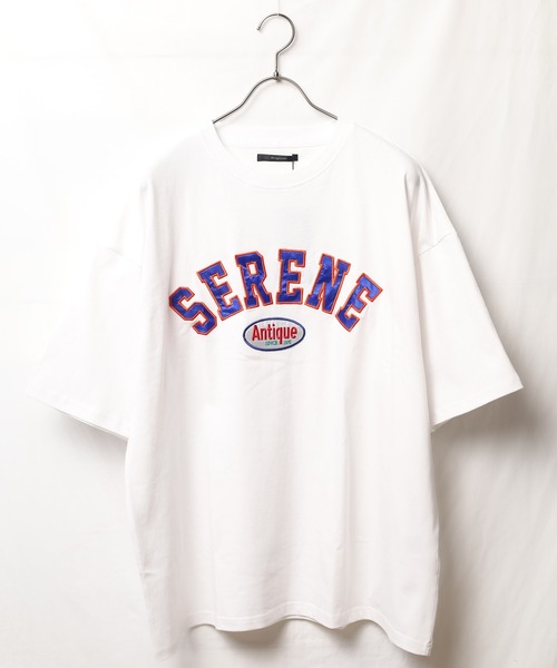 

Футболка оверсайз с блестящей нашивкой Bling Leads, белая