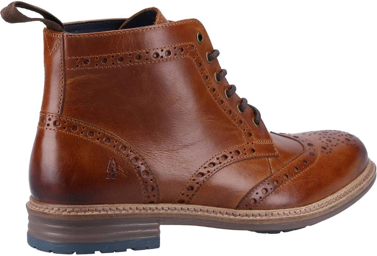 Мужские ботинки Hush Puppies Joshua Brogue, Tan — фото 4