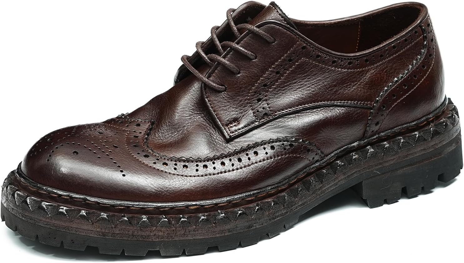 

Мужские кожаные туфли дерби Neufboissee, Coffee