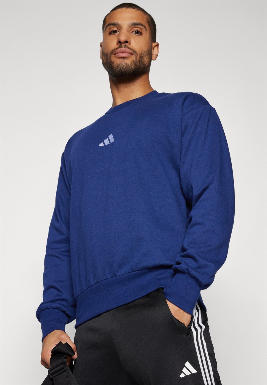 Толстовка Adidas Sportswear M FEELCOZY SWT, Dark Blue White/Dark Blue — фото 4