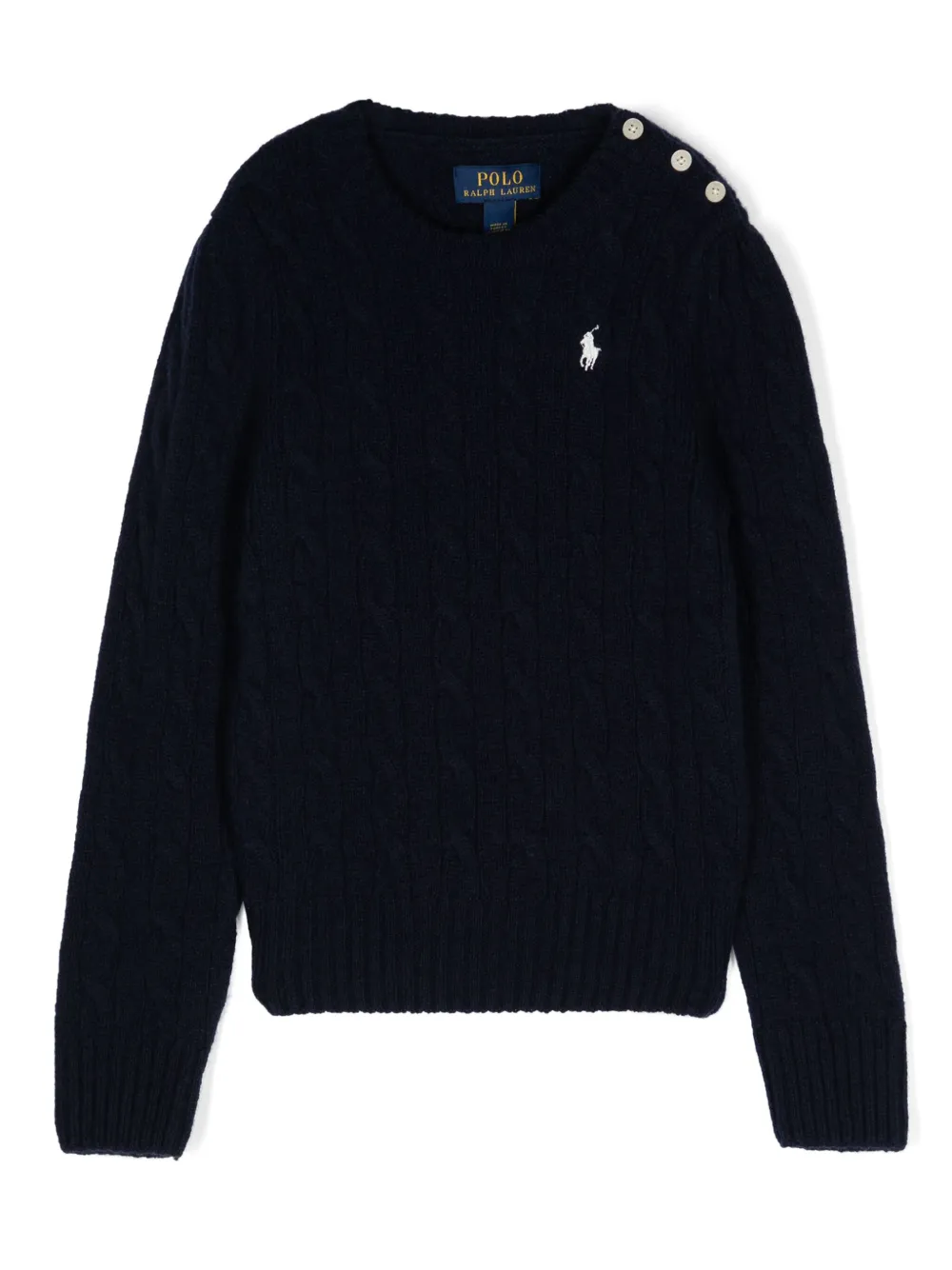 

Джемпер Polo Pony фактурной вязки POLO RALPH LAUREN KIDS, синий