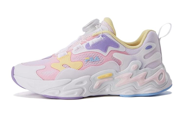 

FILA KIDS Дышащие легкие низкие детские кроссовки для бега, однотонные, розовые, для подростков