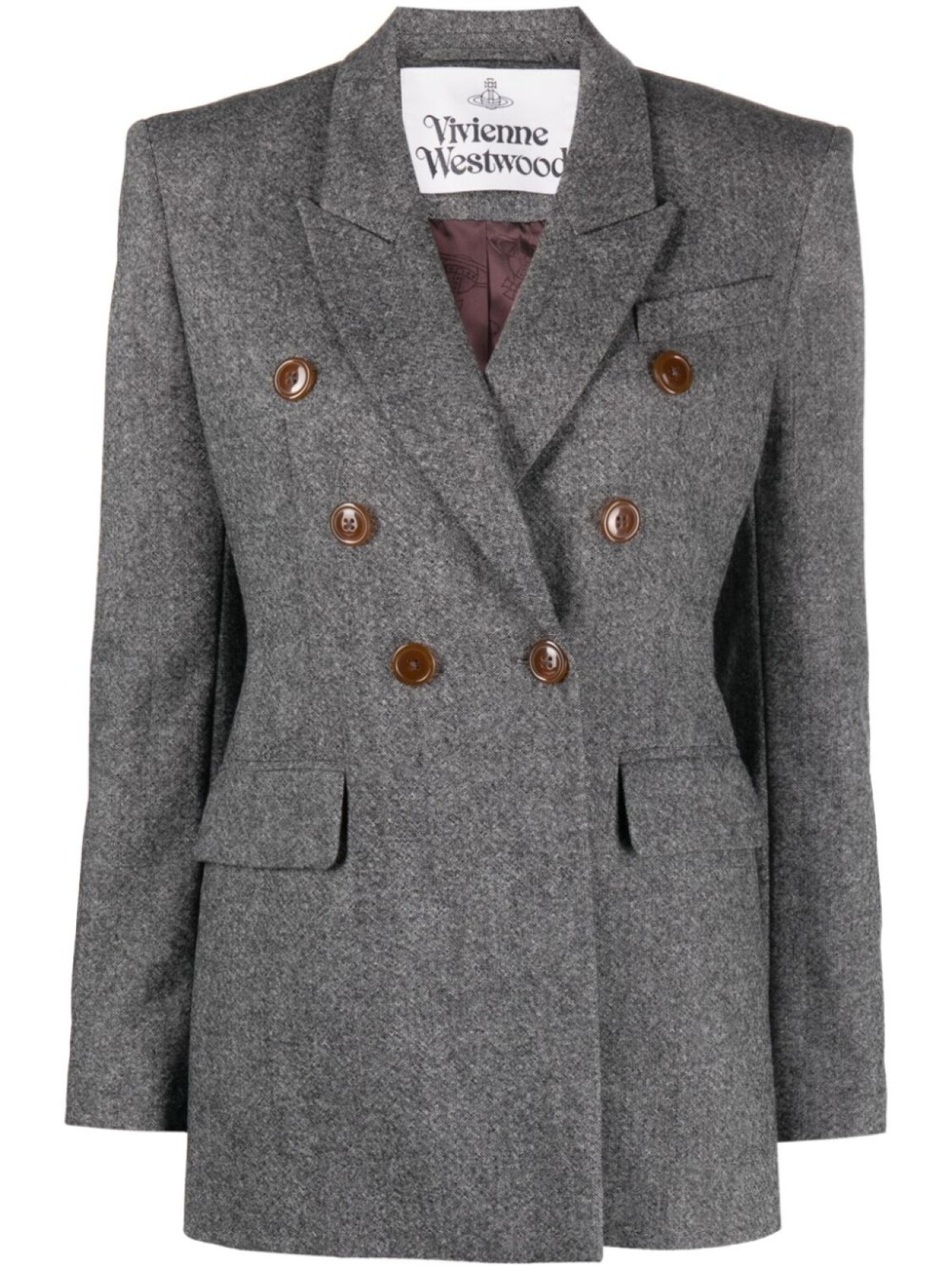 

Vivienne Westwood двубортный блейзер Lauren, черный