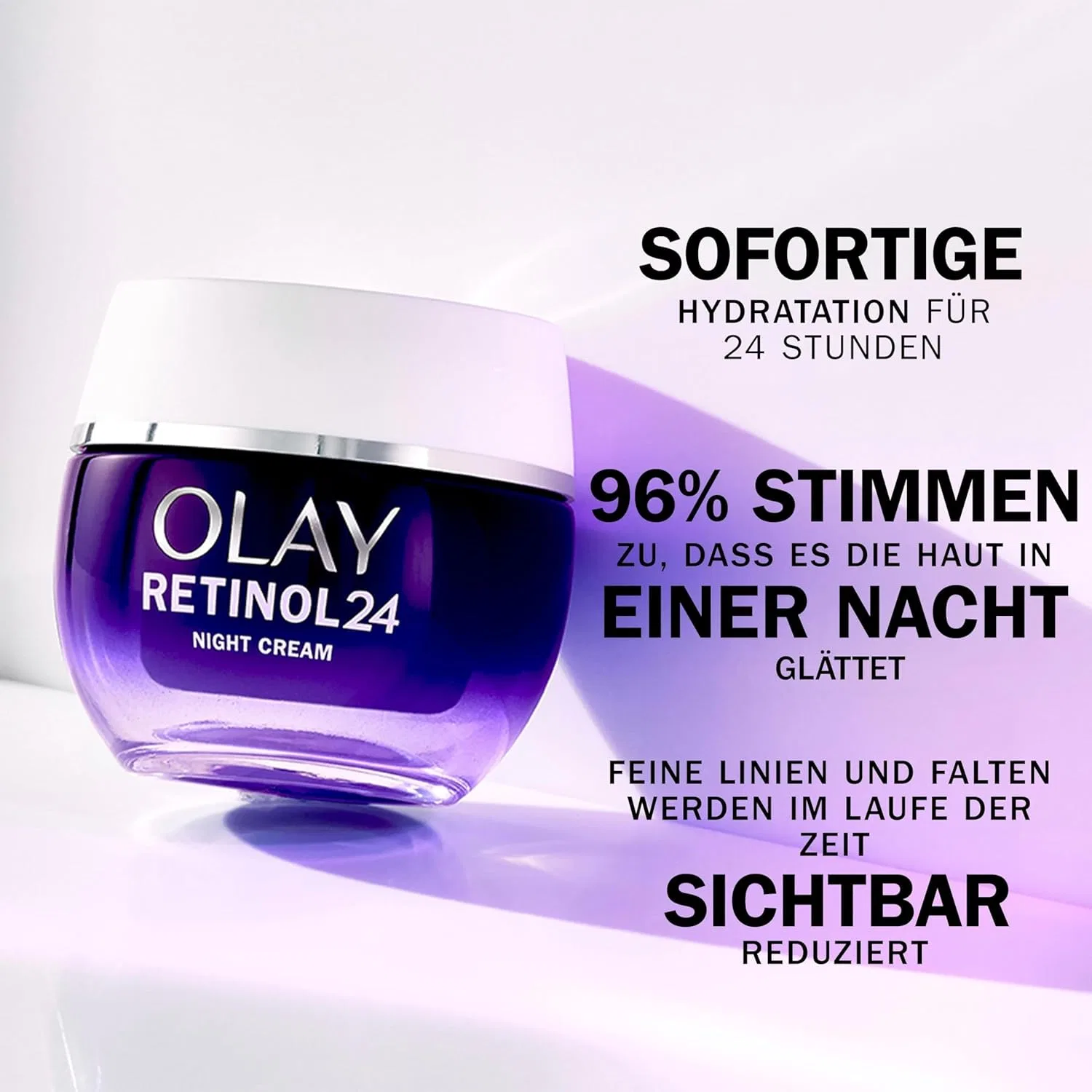 Крем для лица Olay — Ночной Retinol 24 с ретинолом и витамином E, 50 мл — фото 3