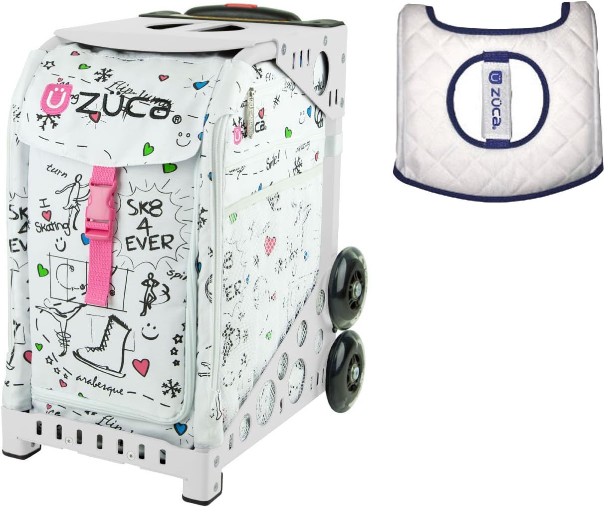 

Спортивная сумка ZUCA - Sk8 с подарочным чехлом на сиденье (белая рама)