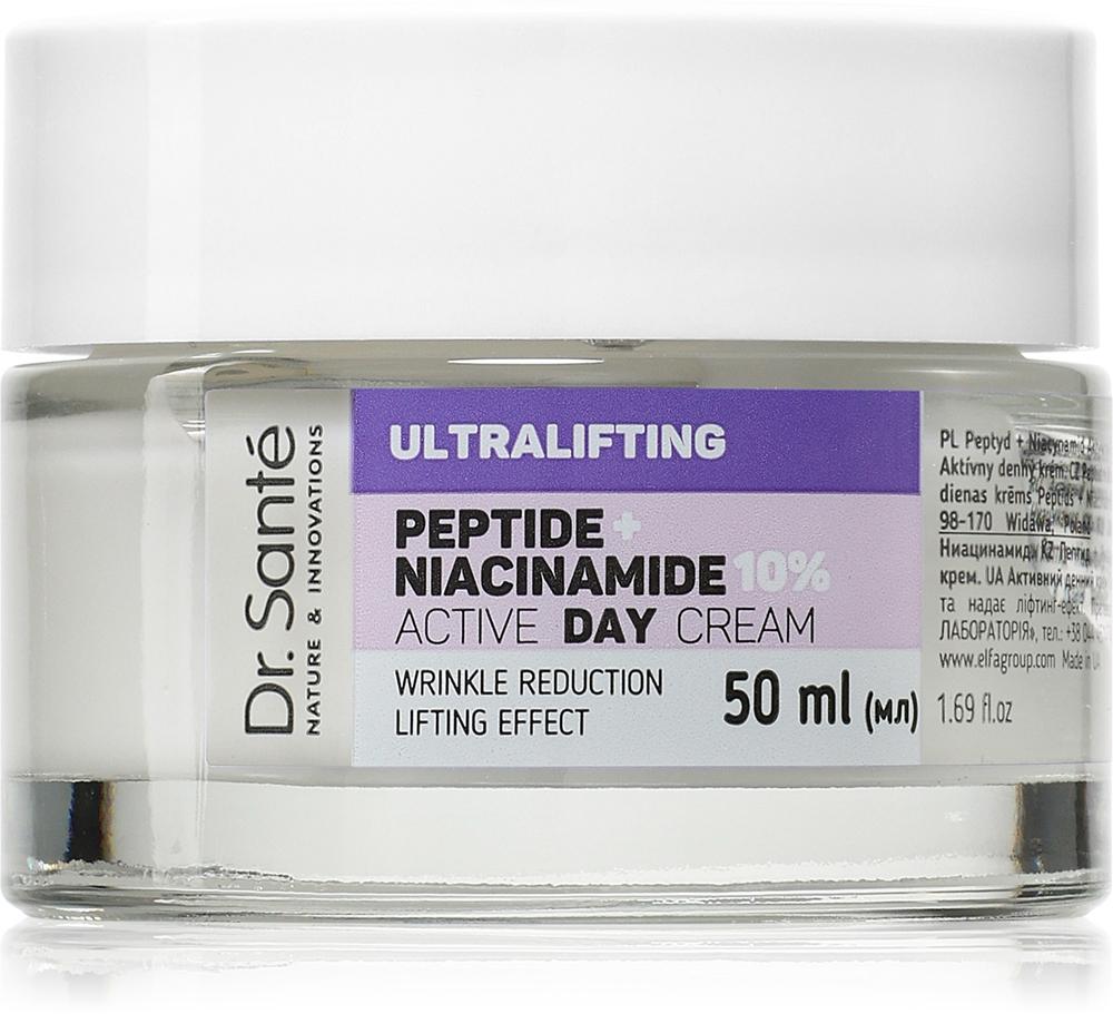 

Ультралифтинговый пептидный + ниацинамидный дневной крем с ниацинамидом Dr. Santé, 50 мл