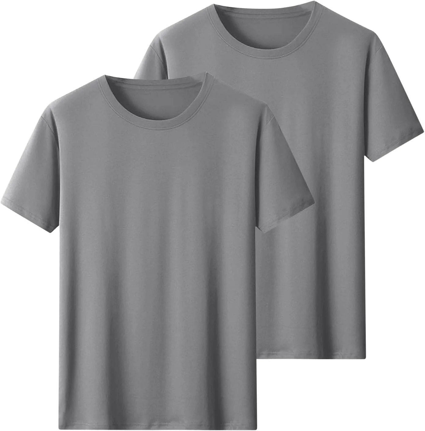 

Футболка мужская 2Pc, легкая, хлопковая, свободная, с коротким рукавом