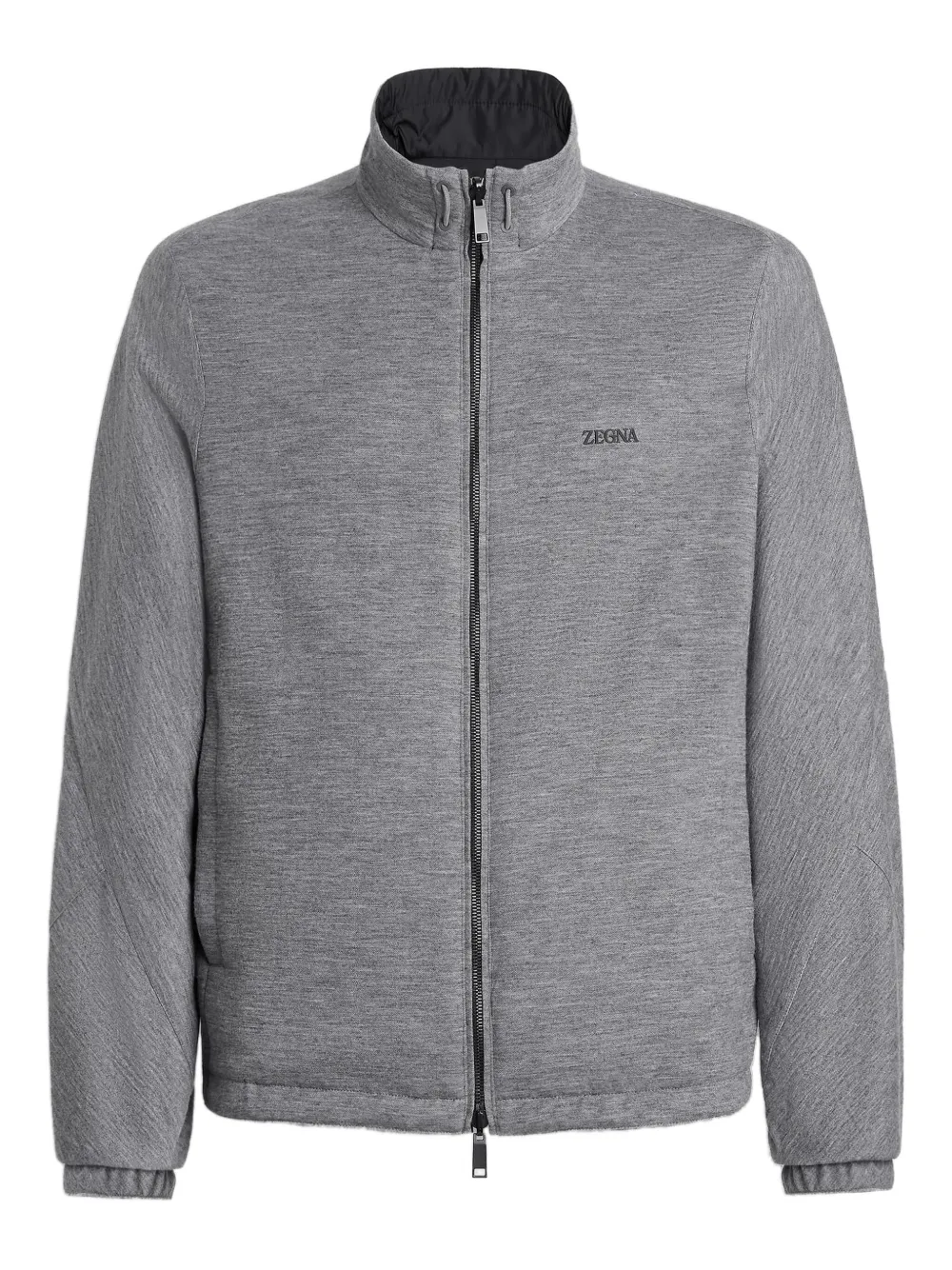 

Двусторонняя куртка Brezza на молнии Zegna, черный