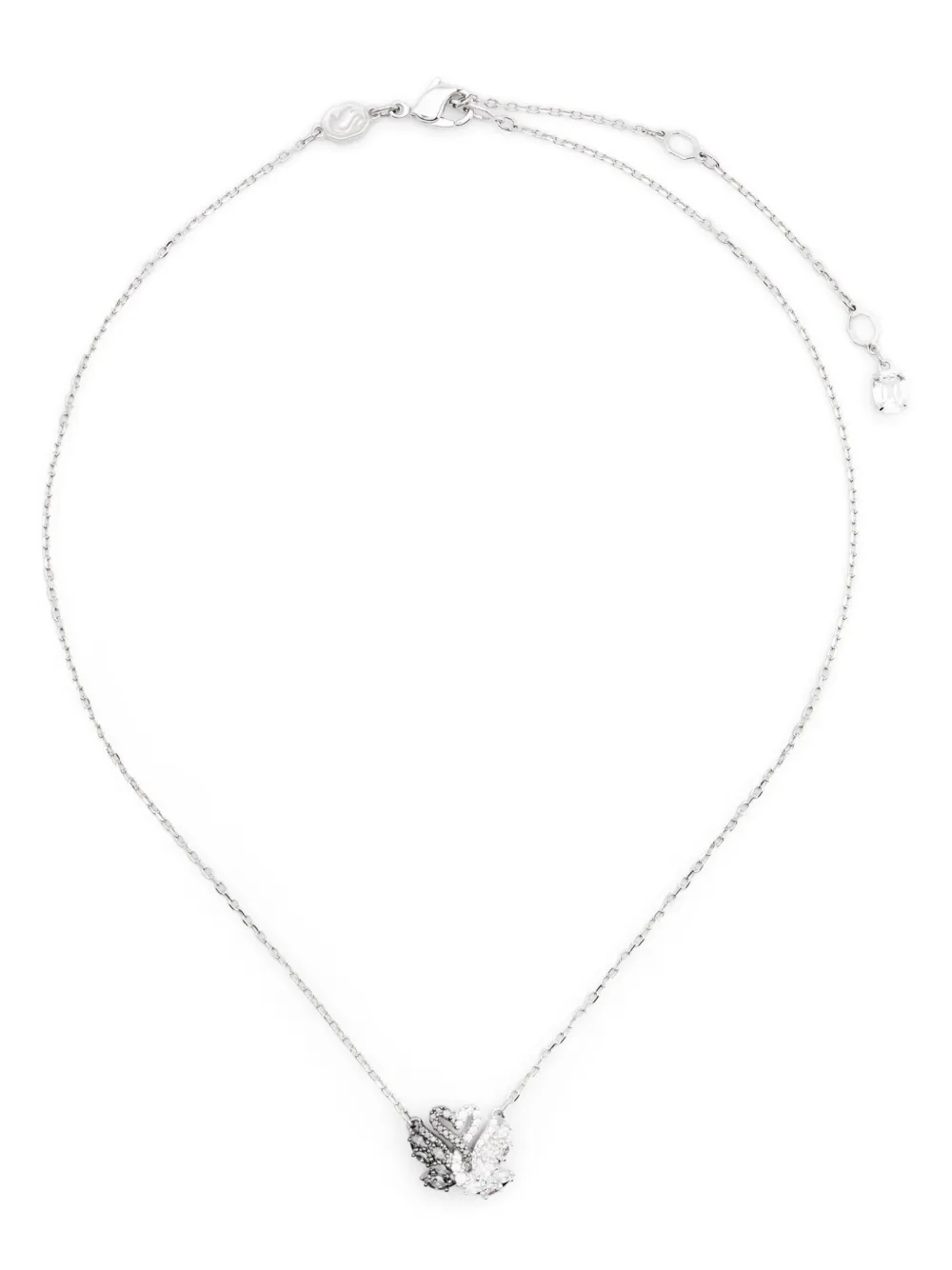 

Колье Swan с подвеской Swarovski, серебряный