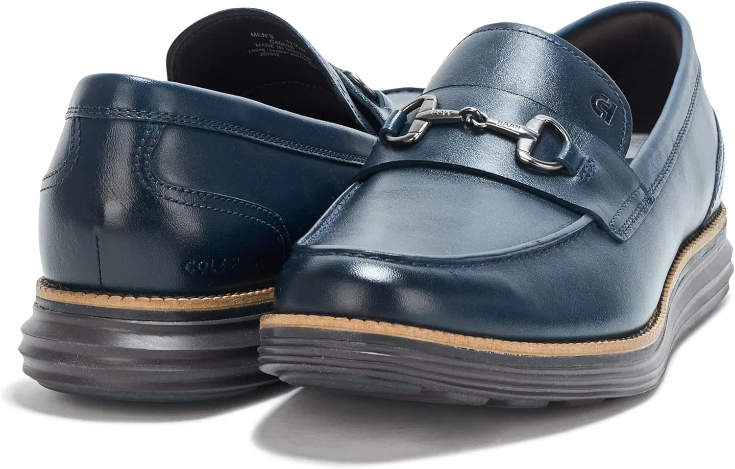 Лоферы Cole Haan, Navy/Brown/Black — фото 3