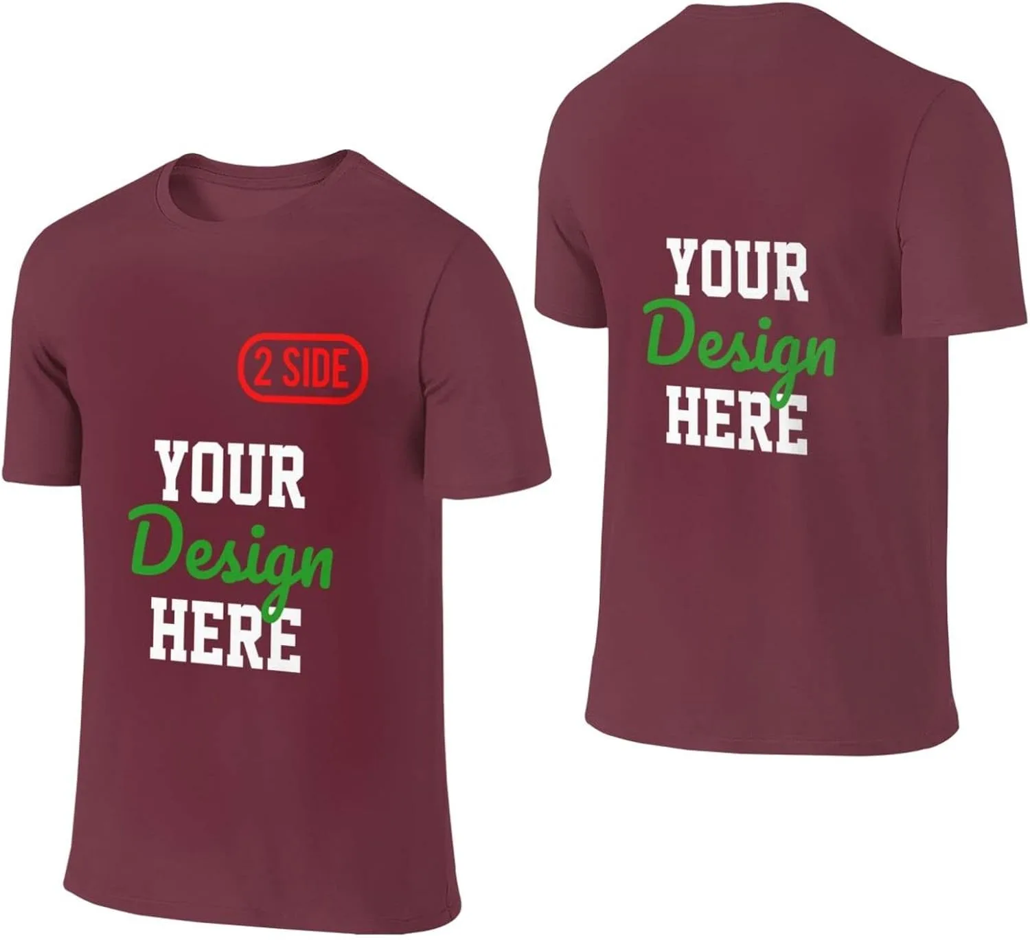 

Футболка мужская Custom с нанесением текста Qxatwvic