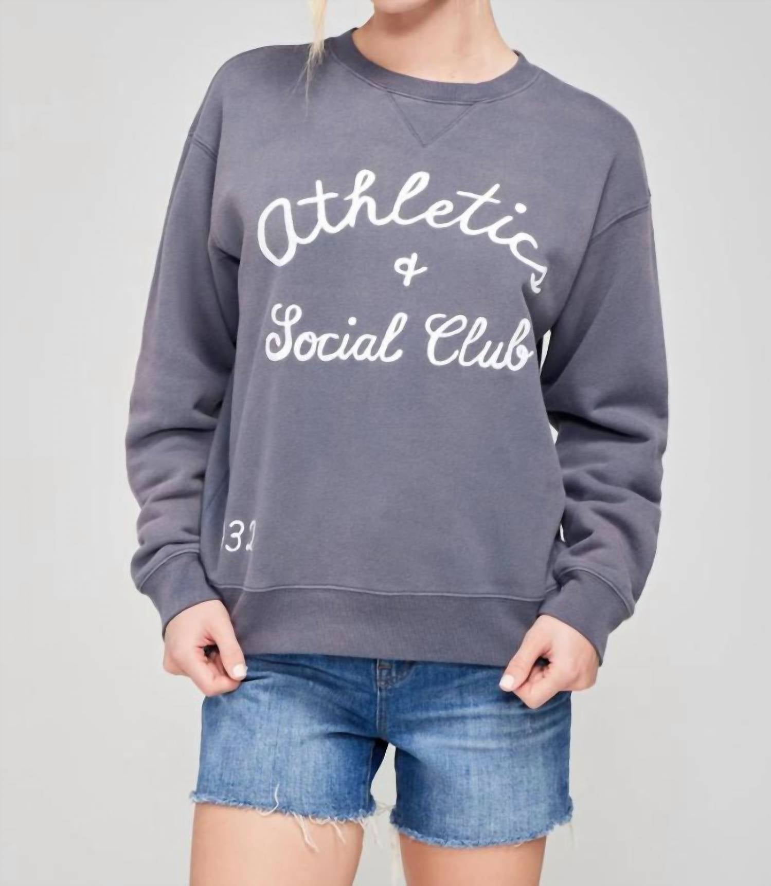 

Толстовка Cody Athletics And Social Club цвета выцветший индиго WILDFOX