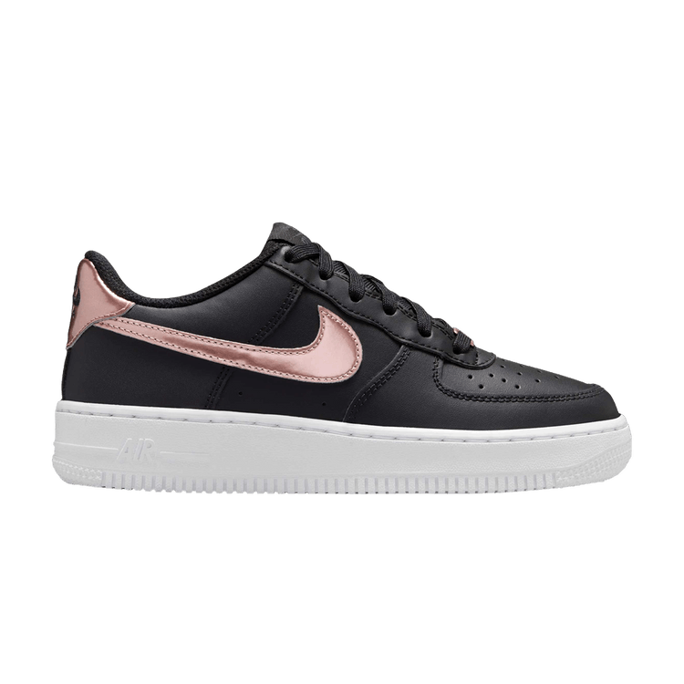 

Кроссовки Air Force 1 Low GS 'Black Metallic Red Bronze', черный