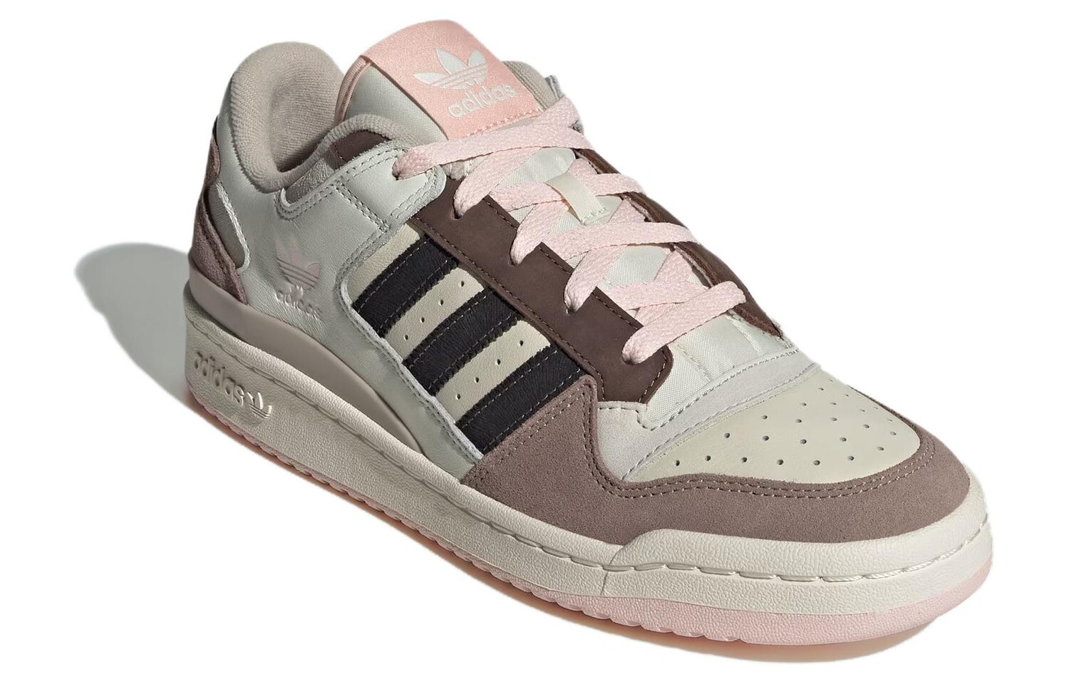Женская обувь для скейтбординга adidas originals FORUM, White/Brown/Gray — фото 2