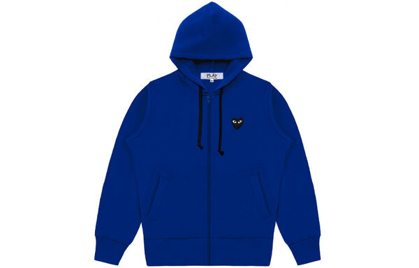 Толстовка zip up hoodie 'blue' Comme Des Garcons Play, синий — фото 2