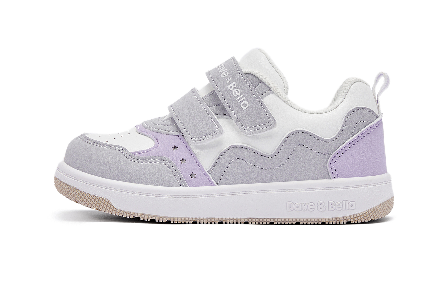 

Детская обувь для скейтбординга (дошкольная) DAVE&BELLA, серый/фиолетовый