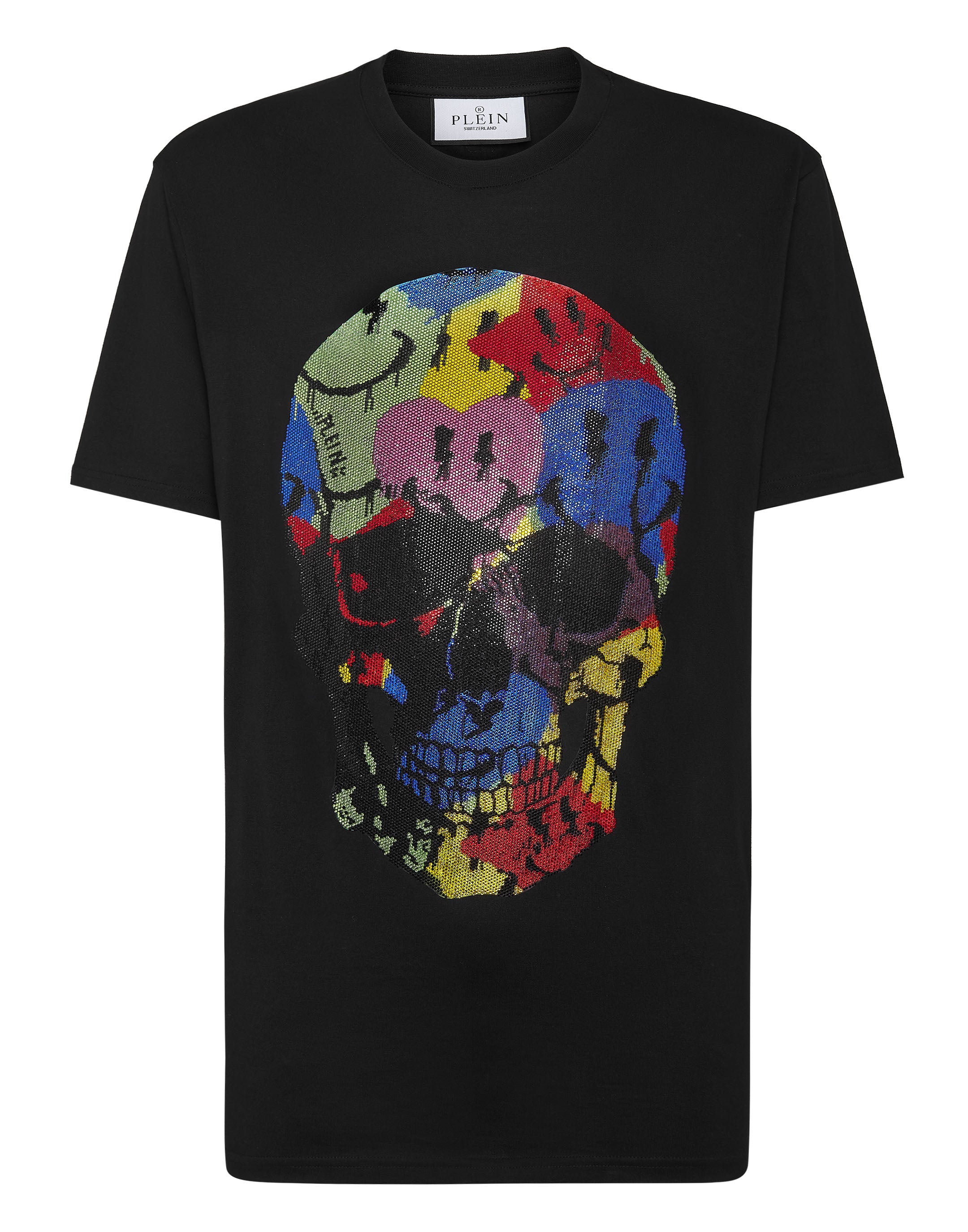 

Футболка с круглым вырезом SS Smile PHILIPP PLEIN, черный