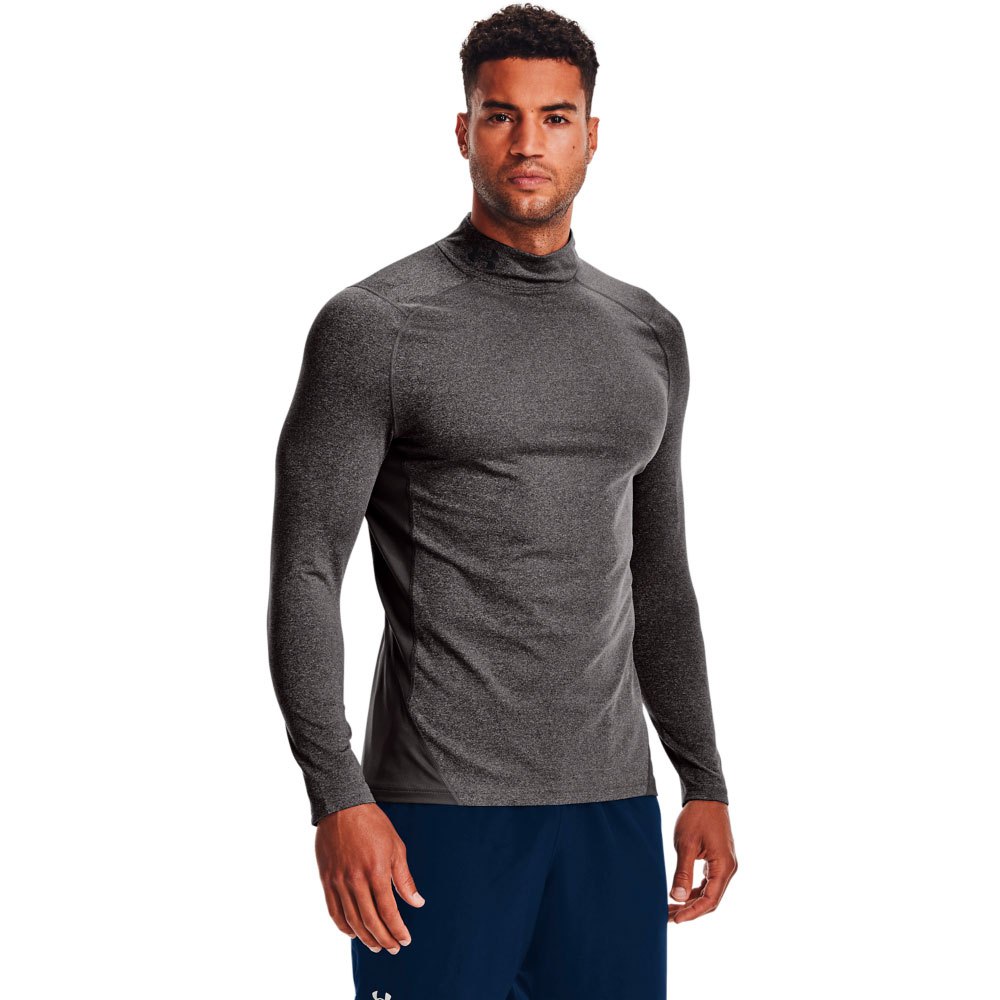 

Футболка с длинным рукавом Under Armour ColdGear Armour Fitted Mock, серый