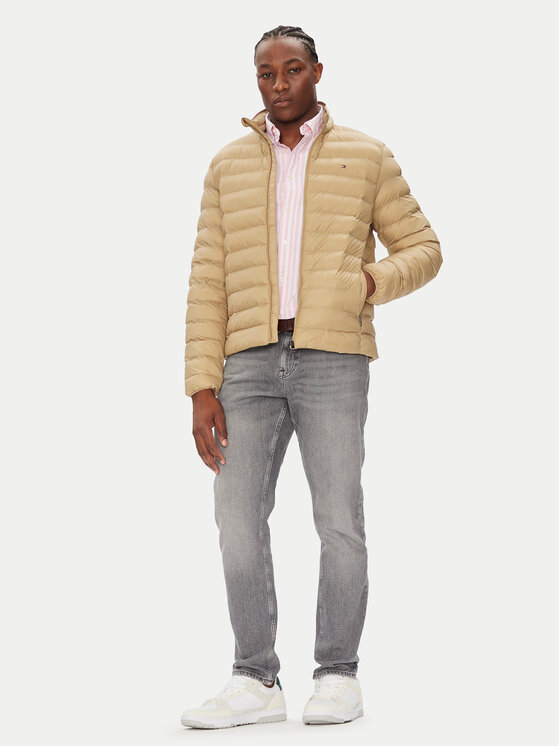 Демисезонная куртка regular fit MW0MW37634 Tommy Hilfiger, бежевый — фото 2