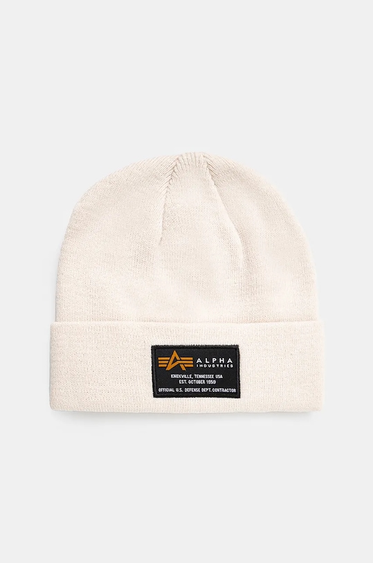 

Шапка Crew Beanie Alpha Industries, бежевый