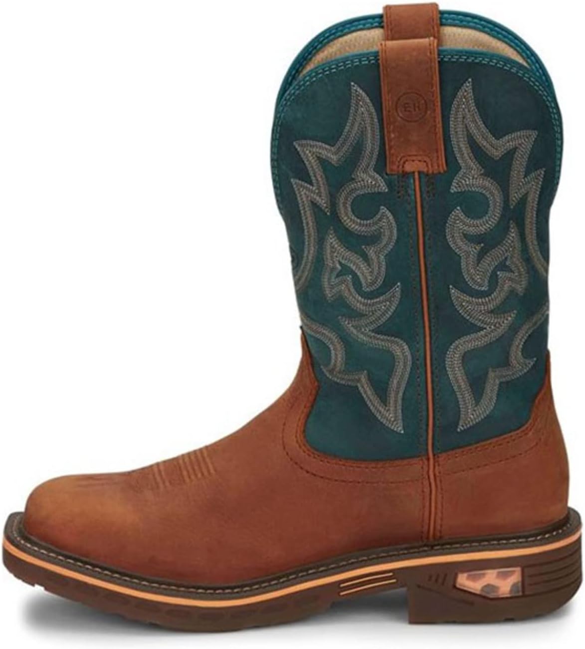 Мужские ботинки Justin Boots CR4007 Resistor 11 водонепроницаемые, Russett — фото 3