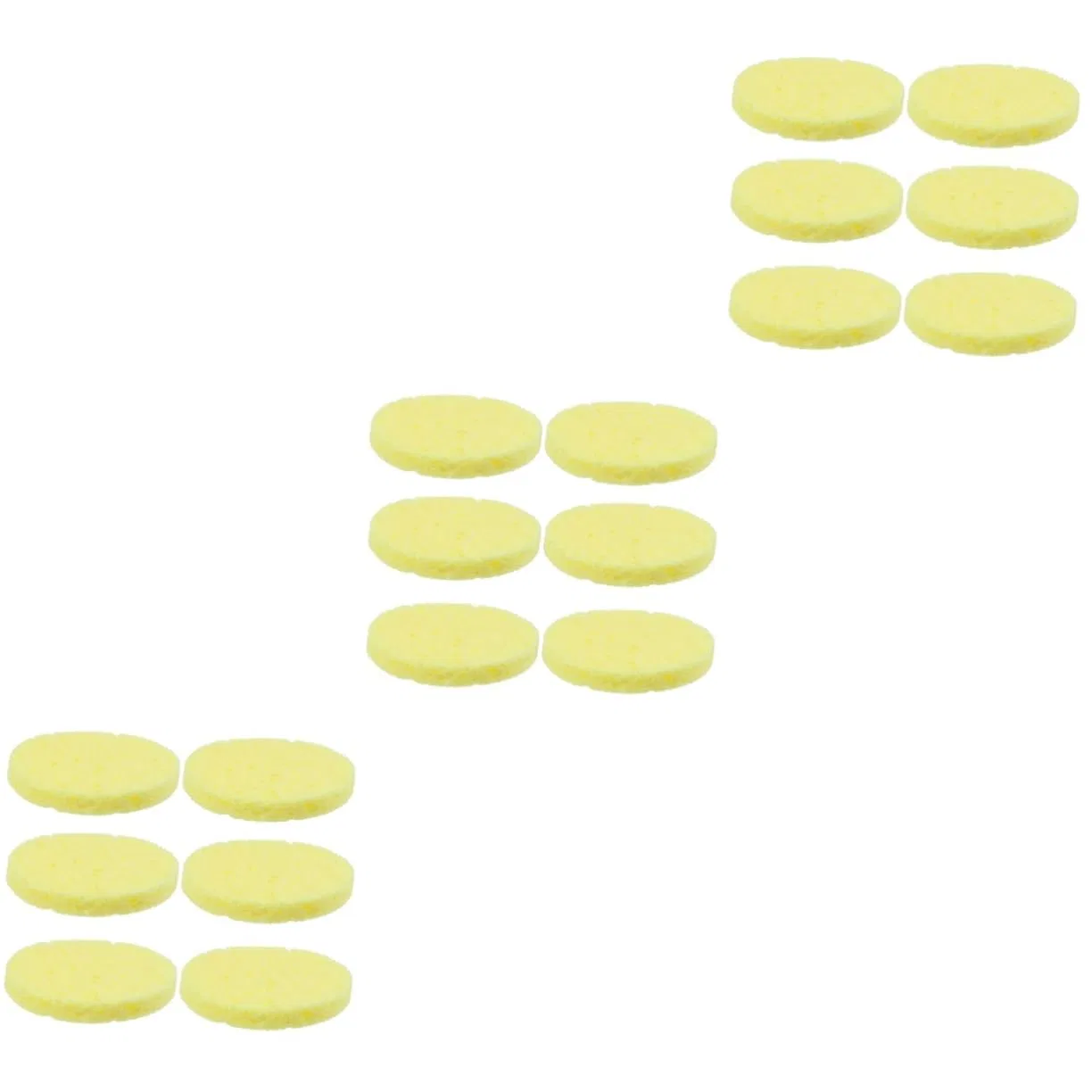 Набор очищающих спонжей DOITOOL из целлюлозы, 36 шт. Doitool, Yellow X 3 Pieces