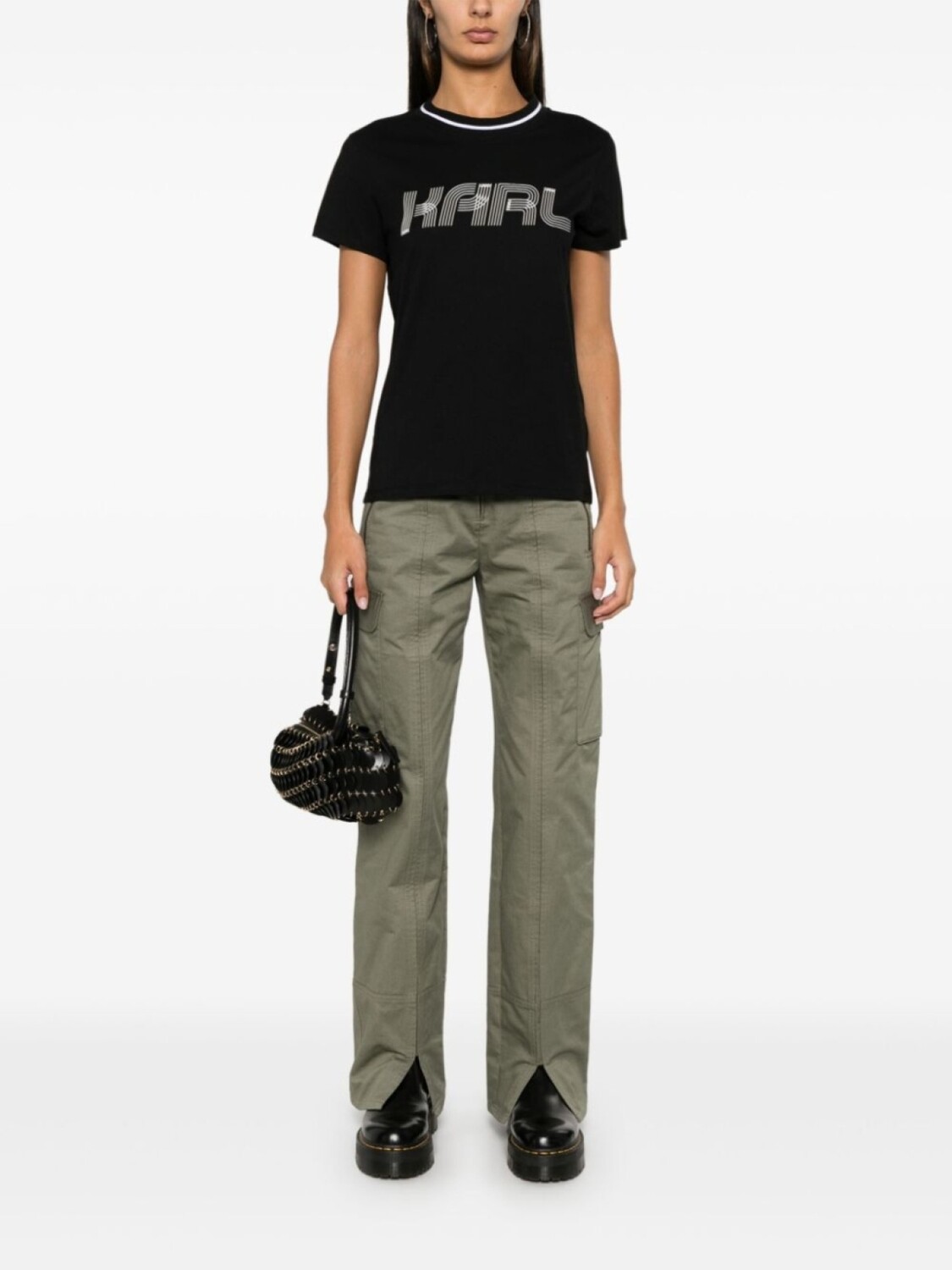 

Karl Lagerfeld футболка с логотипом, черный
