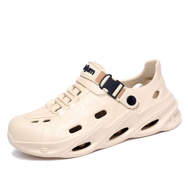 

NANJIREN Клоги мужские бежево-коричневые, цвет Beige Brown