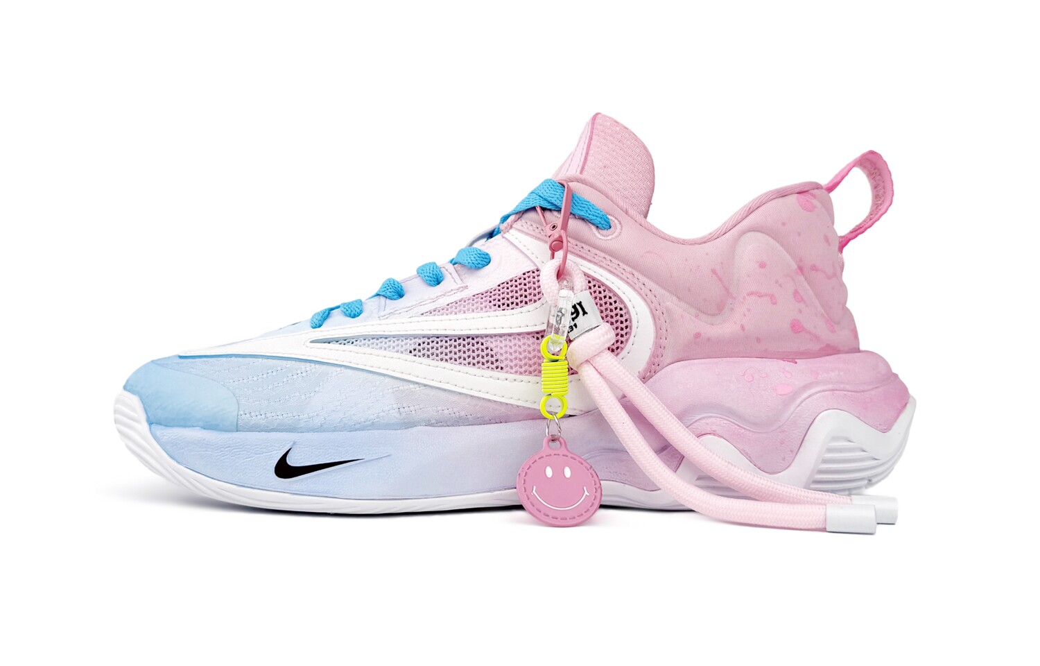 

Баскетбольные кроссовки Giannis Immortality Basketball Shoes Men Low-Top Blue Pink Nike