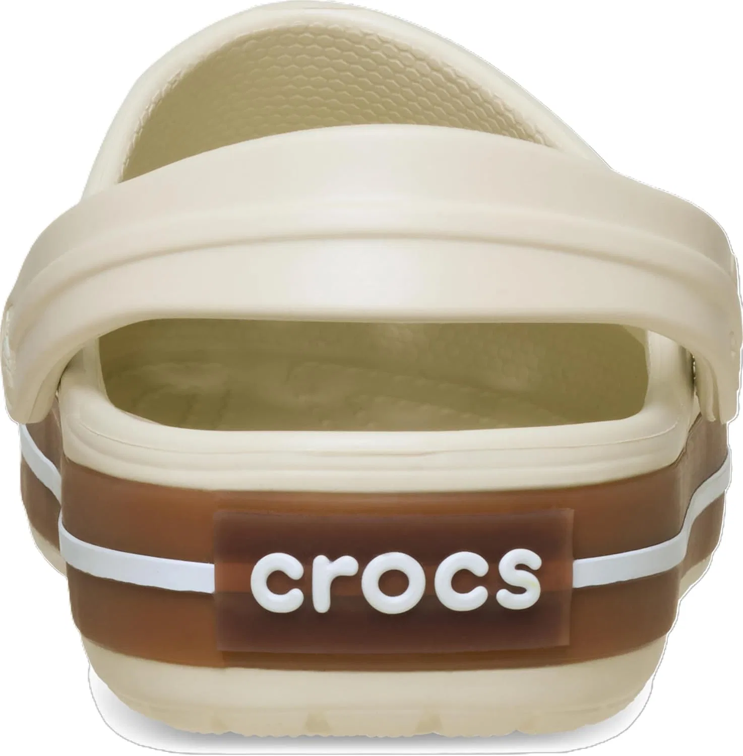 Кроксы Unisex Crocband Gum Clog Wooden Shoes Crocs, Summit White — фото 3