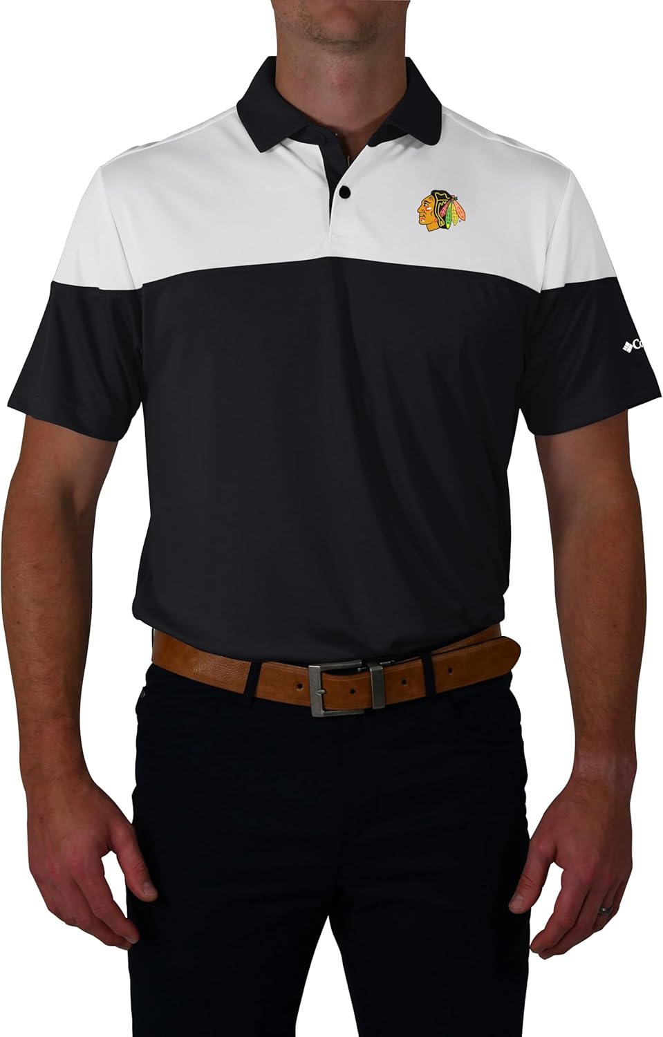 

Columbia Golf мужская поло Chicago Blackhawks Best Ball, Черный, Columbia Golf мужская поло Chicago Blackhawks Best Ball