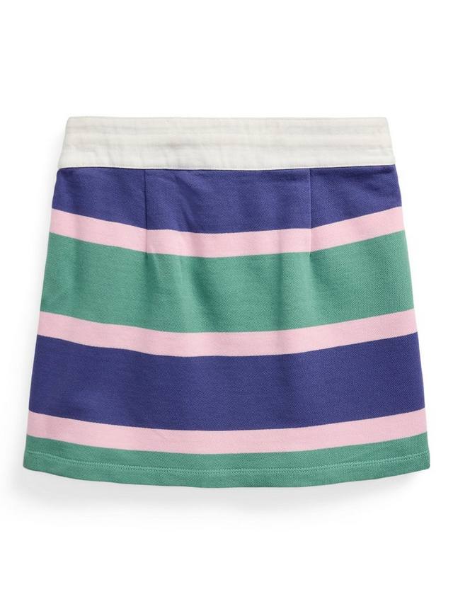 Детская хлопковая регби-юбка Polo Ralph Lauren, Fairway Stripe — фото 2