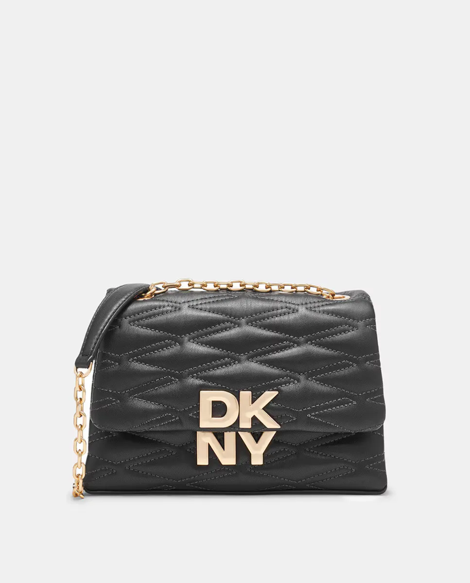 

Сумка DKNY MINNA с ручкой-цепочкой и логотипом бренда, черный