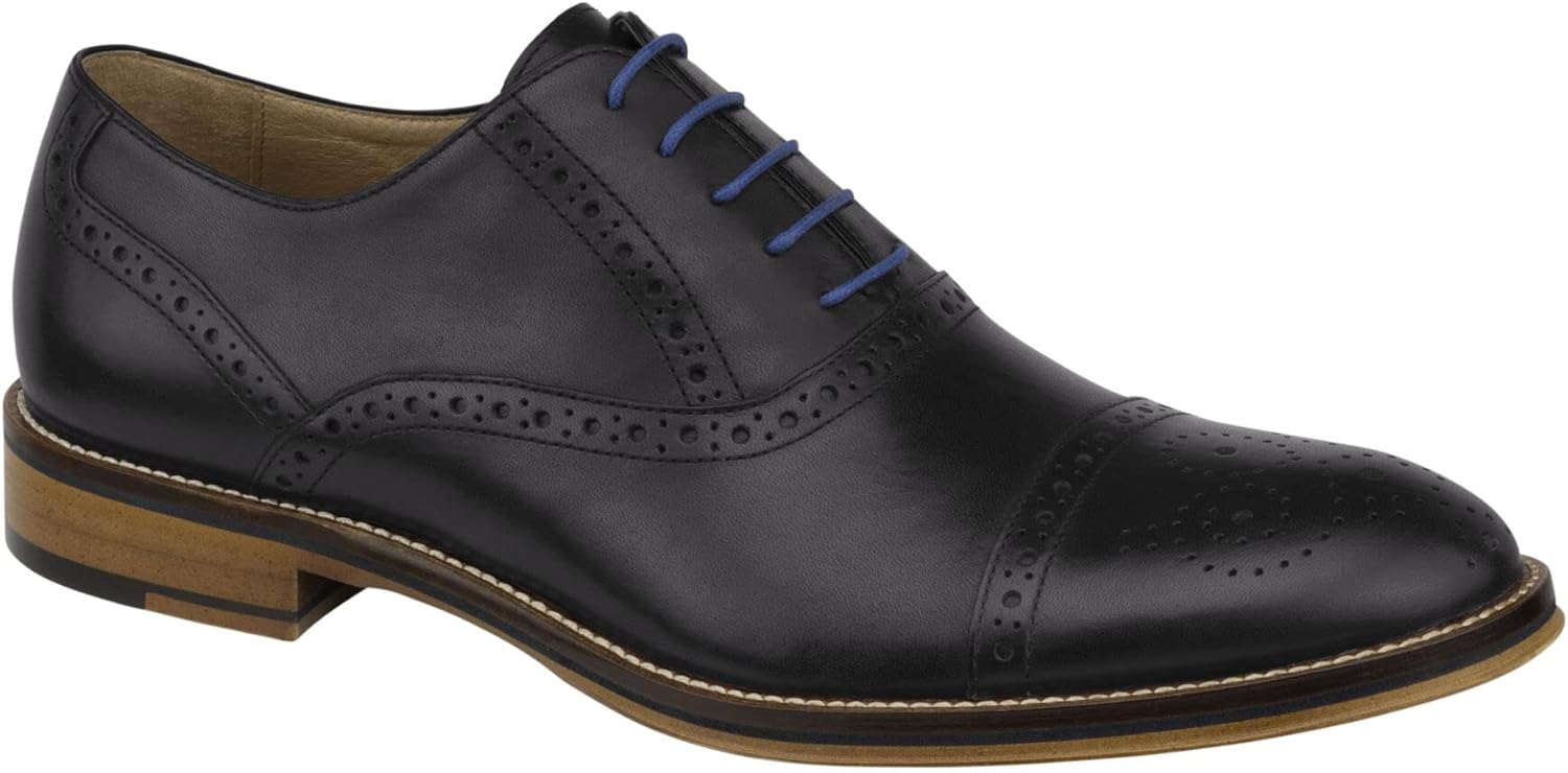 Мужские туфли Johnston Murphy Conard Cap Toe Johnston & Murphy, черный — фото 2