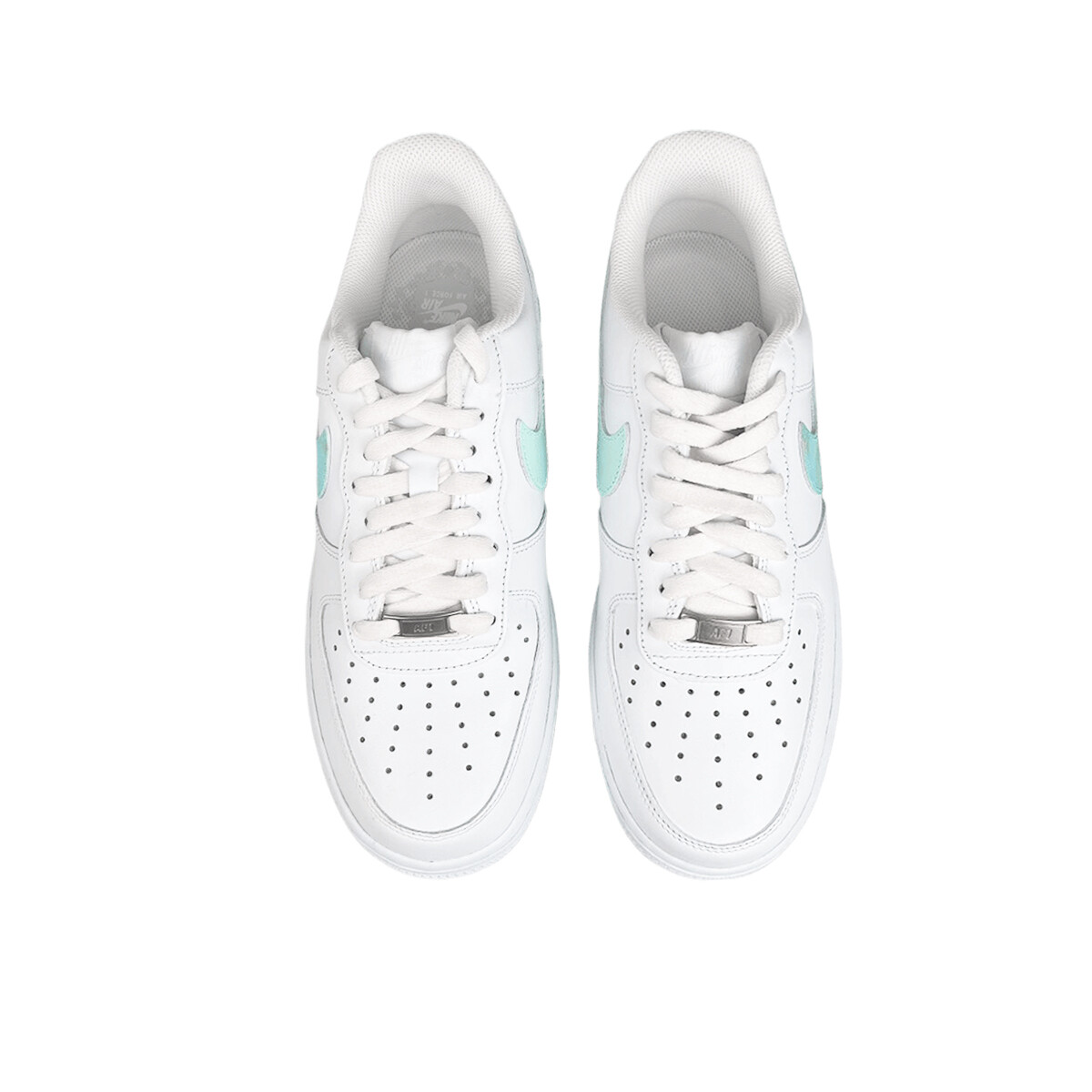 Кроссовки Nike Air Force 1 Skateboarding Shoes Unisex Low-top White/Green, зеленый — фото 4