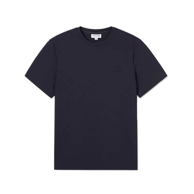 Футболка мужская Lacoste Moderate, с круглым вырезом, Sierra синий
