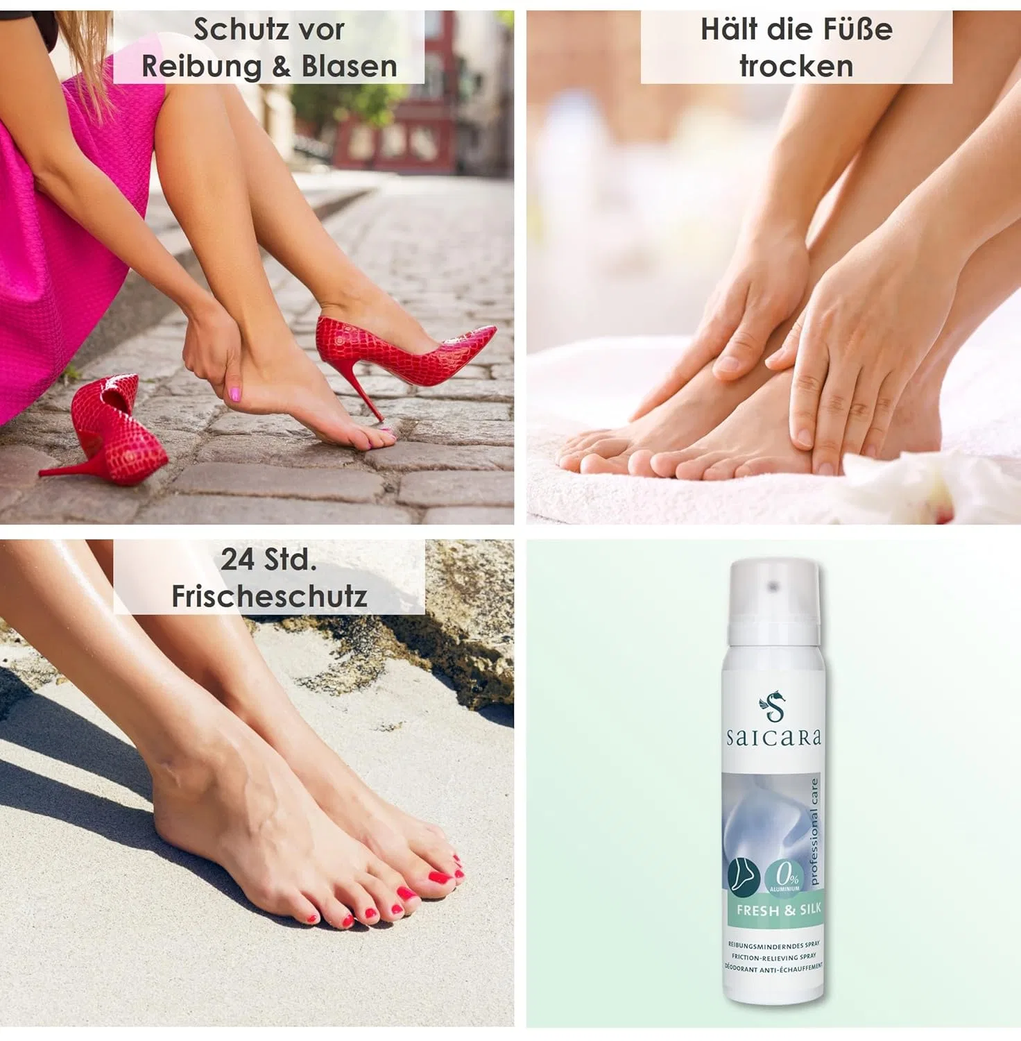 Спрей для ног Saicara Foot Fresh & Silk, 100 мл Saicara — фото 2